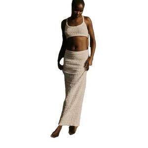 ZARA | Knit Midi Skirt